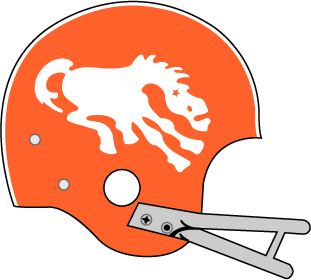 Denver Broncos 1962-1965 Helmet Logo iron on transfers for T-shirts
